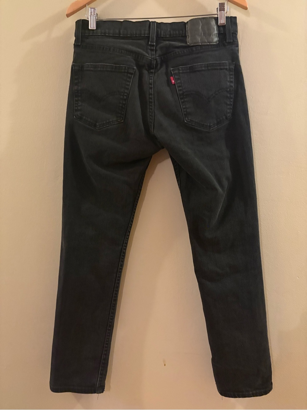 Levi’s 511 Slim Fit Black Denim Jeans 32x30.